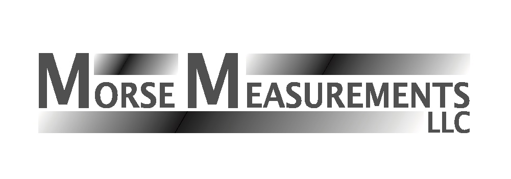 Morse Measurements logo wsilver gray scale